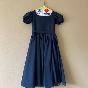 Navy Flower girl dress